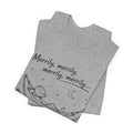 Merrily Merrily Hammock Tee – Relaxing Night Cat & Owl Graphic T-Shirt