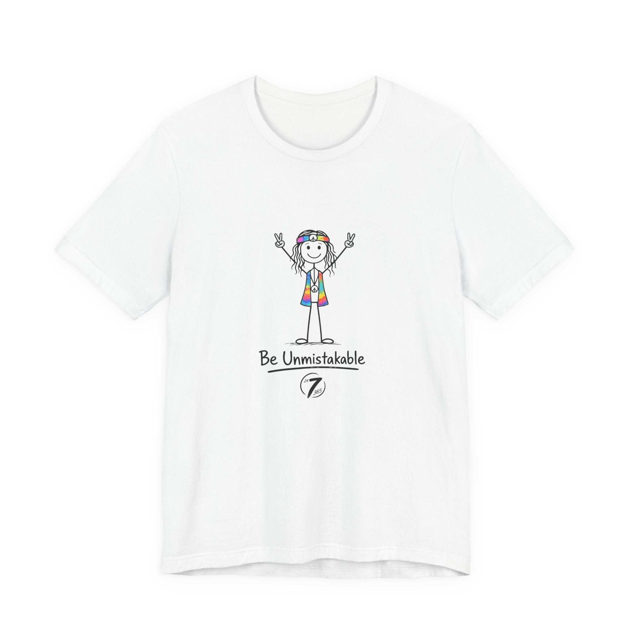 Be Unmistakable T-Shirt, Inspirational Graphic Tee, Ethos365