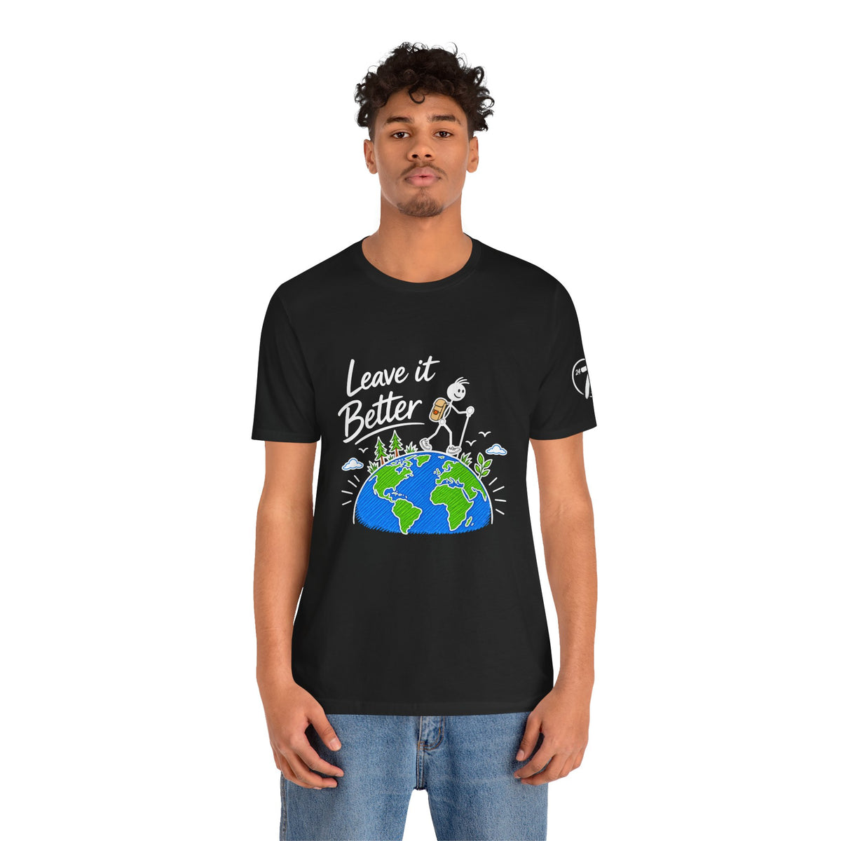 Leave It Better Earth Tee, Inspirational Graphic T-Shirt, Ethos365