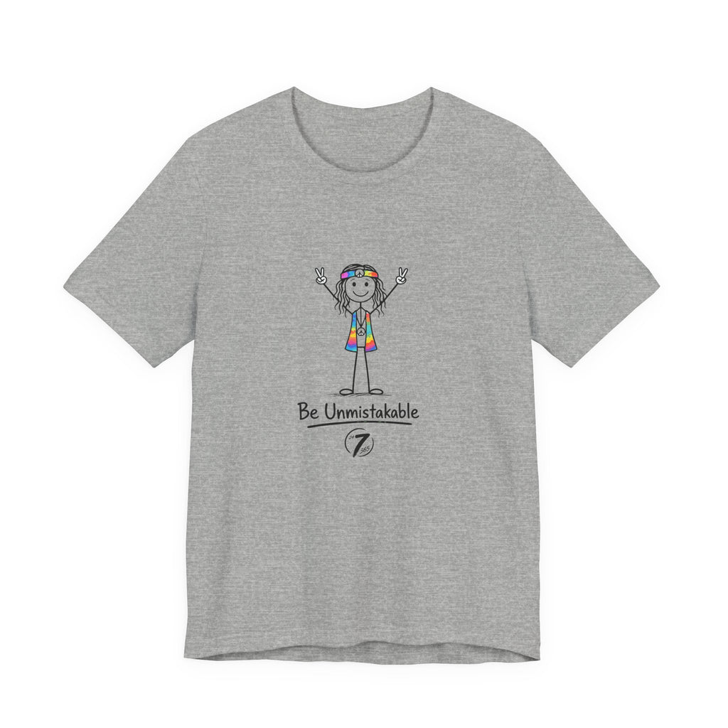 Be Unmistakable T-Shirt, Inspirational Graphic Tee, Ethos365