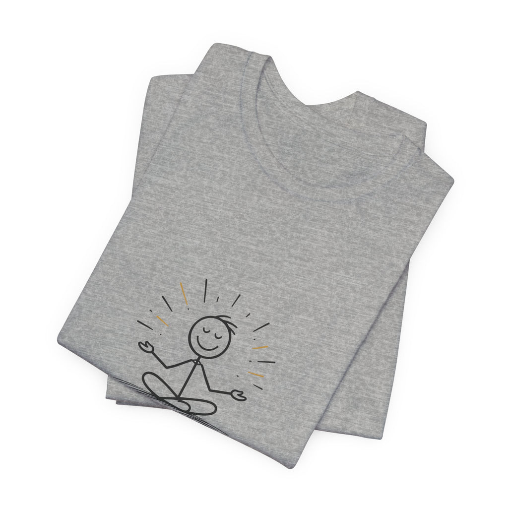 Meditation Tee “Find Your Purpose” Minimal Yoga T-Shirt, Inspirational Graphic Tee, Ethos365