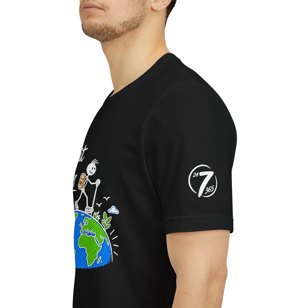 Leave It Better Earth Tee, Inspirational Graphic T-Shirt, Ethos365