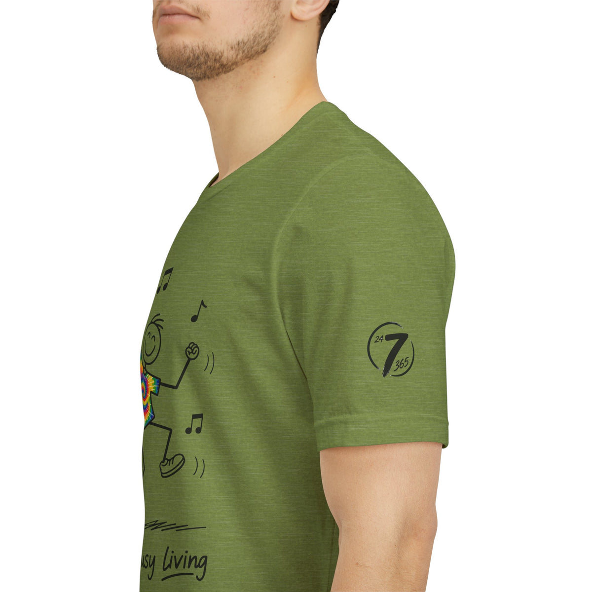 Get Busy Living, Inspirational Graphic T-Shirt, Ethos365
