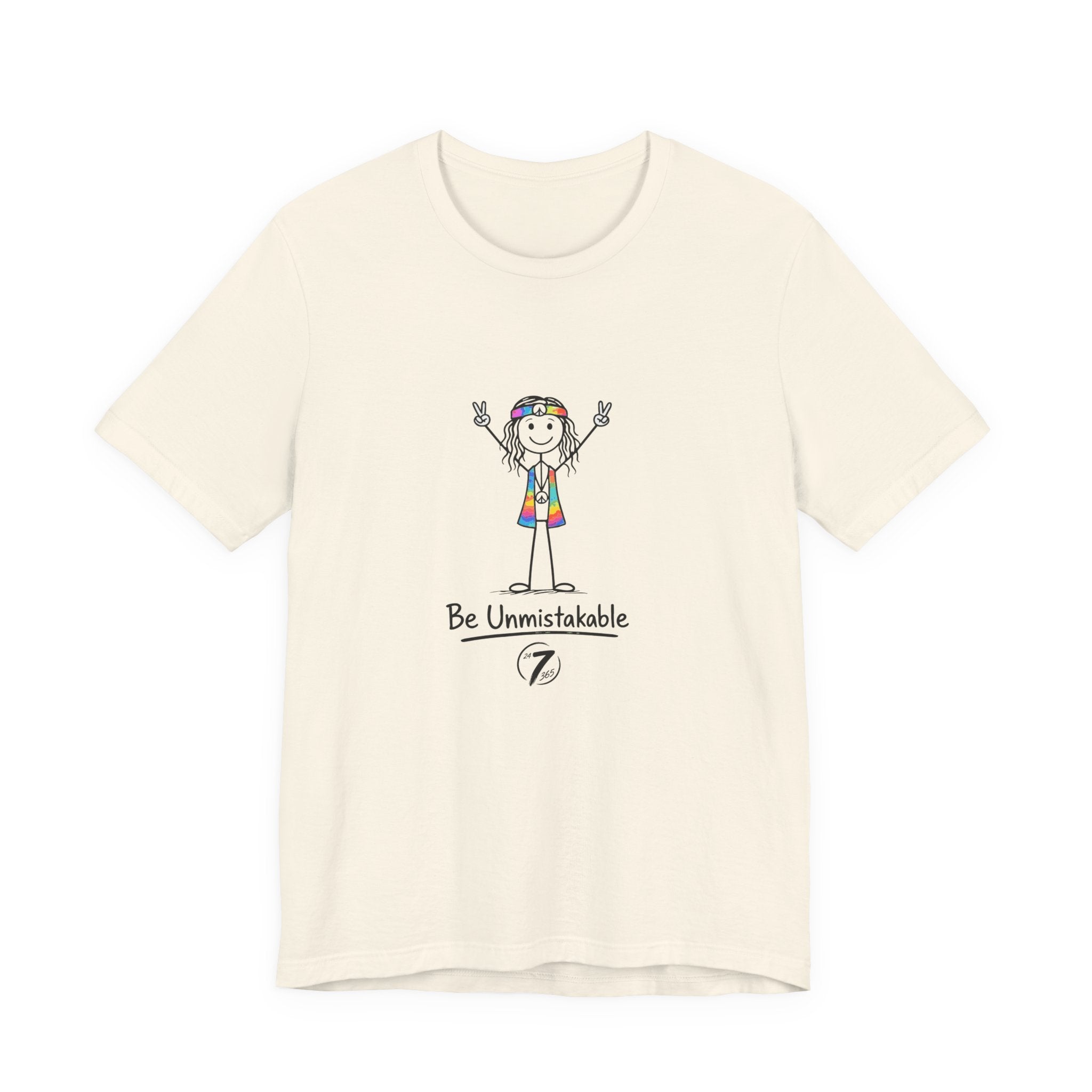 Be Unmistakable T-Shirt, Inspirational Graphic Tee, Ethos365