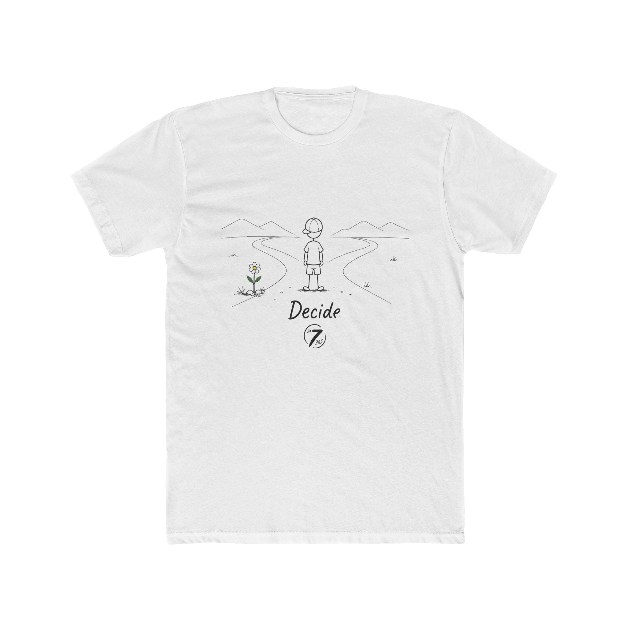 Decide T-Shirt, Inspirational Graphic Tee, Ethos365