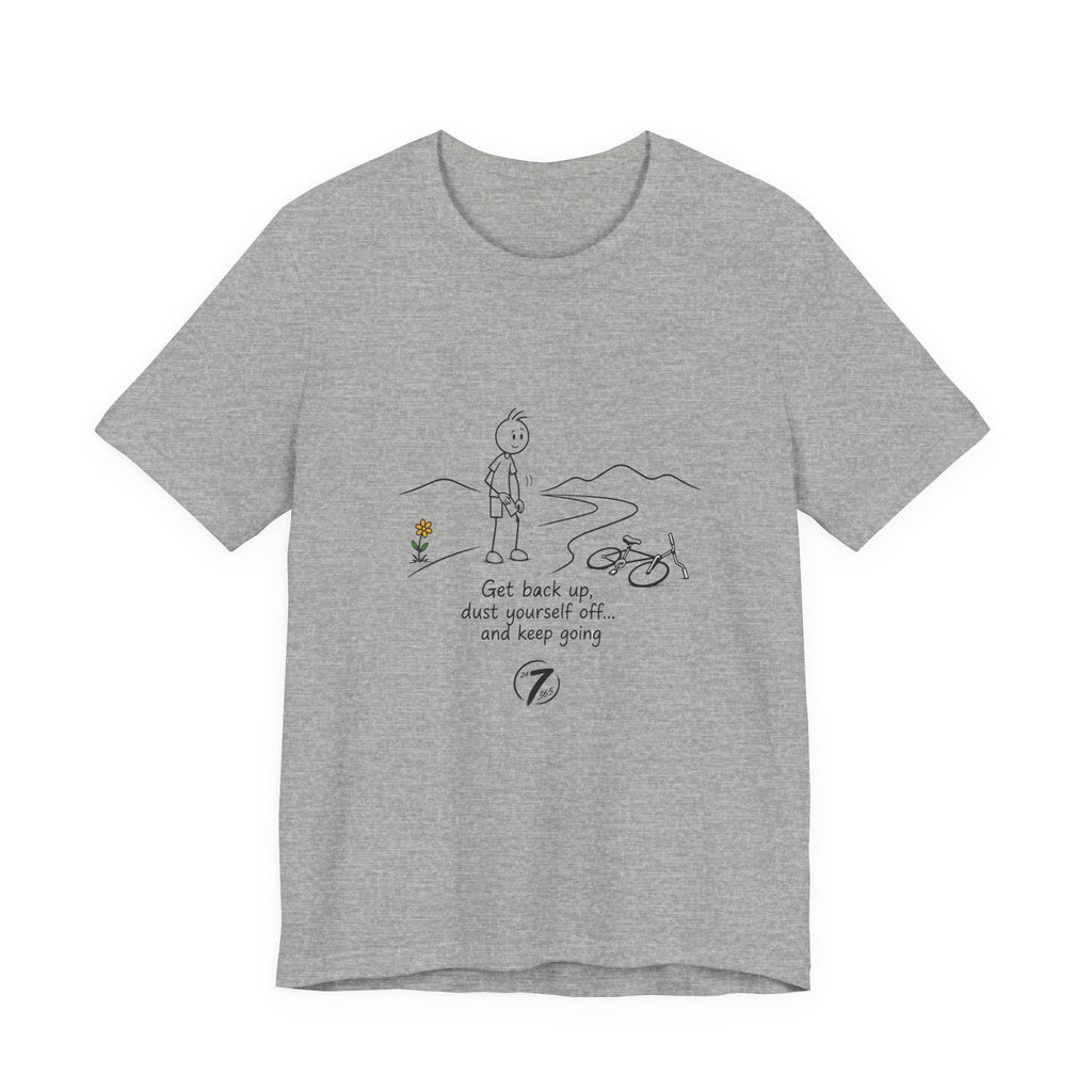 Get Back Up | Inspirational Resilience T-Shirt | Ethos365