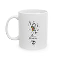Ceramic Coffee Mug, Inspirational Ceramic Mug "Get busy Living", Motivational Quote Coffee Cup, Ethos365