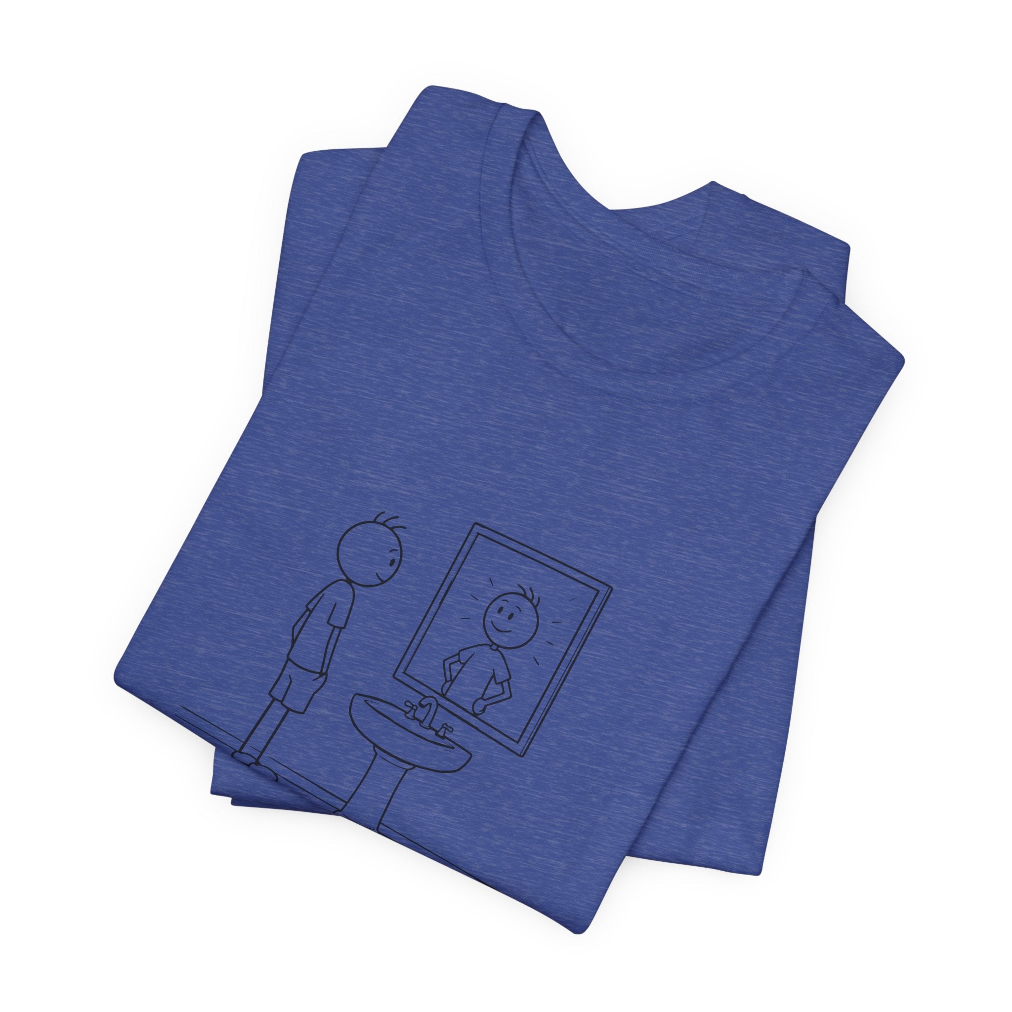 T-Shirt — 'The Reflection Matters' Minimalist Tee, Inspirational T-Shirt, Ethos365