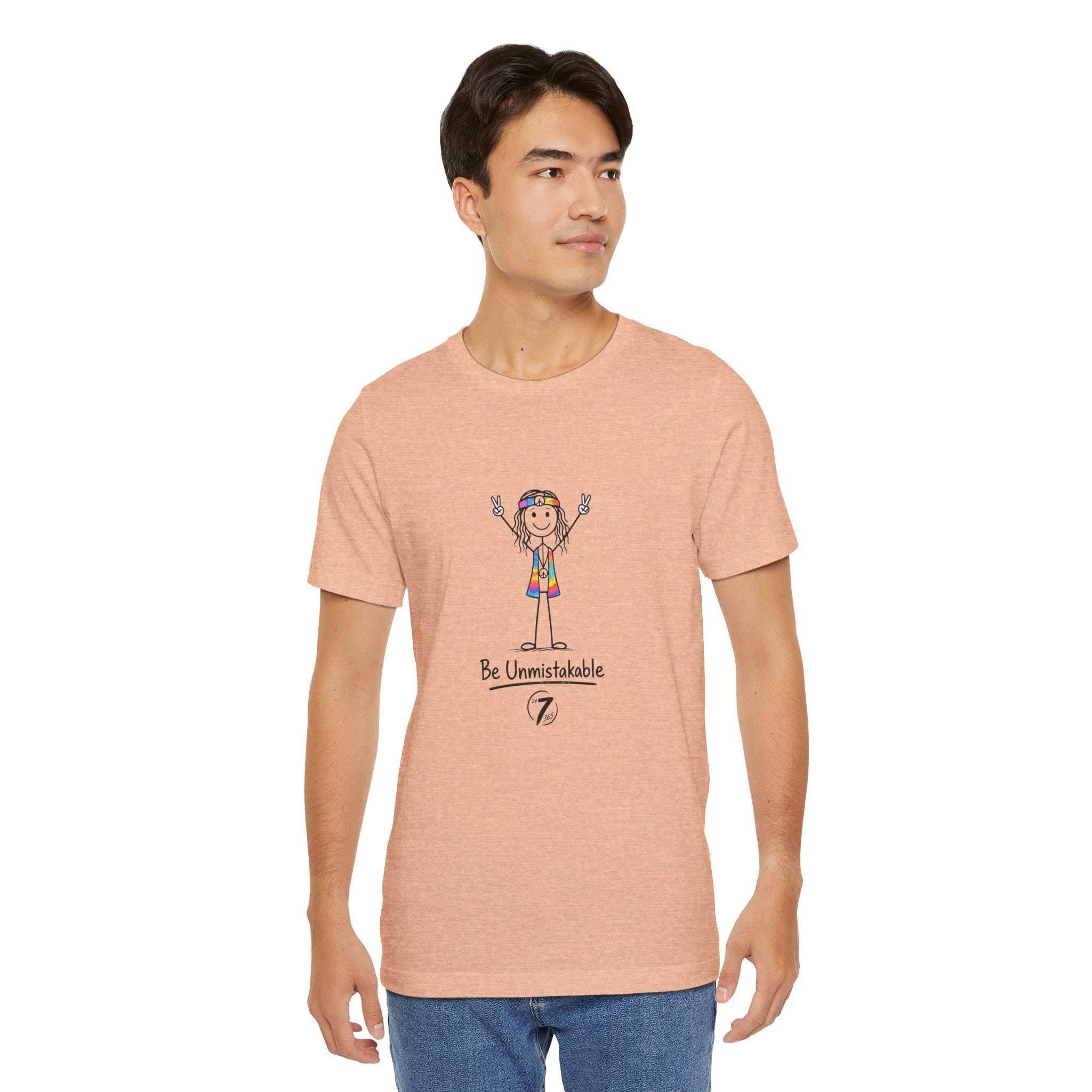 Be Unmistakable T-Shirt, Inspirational Graphic Tee, Ethos365