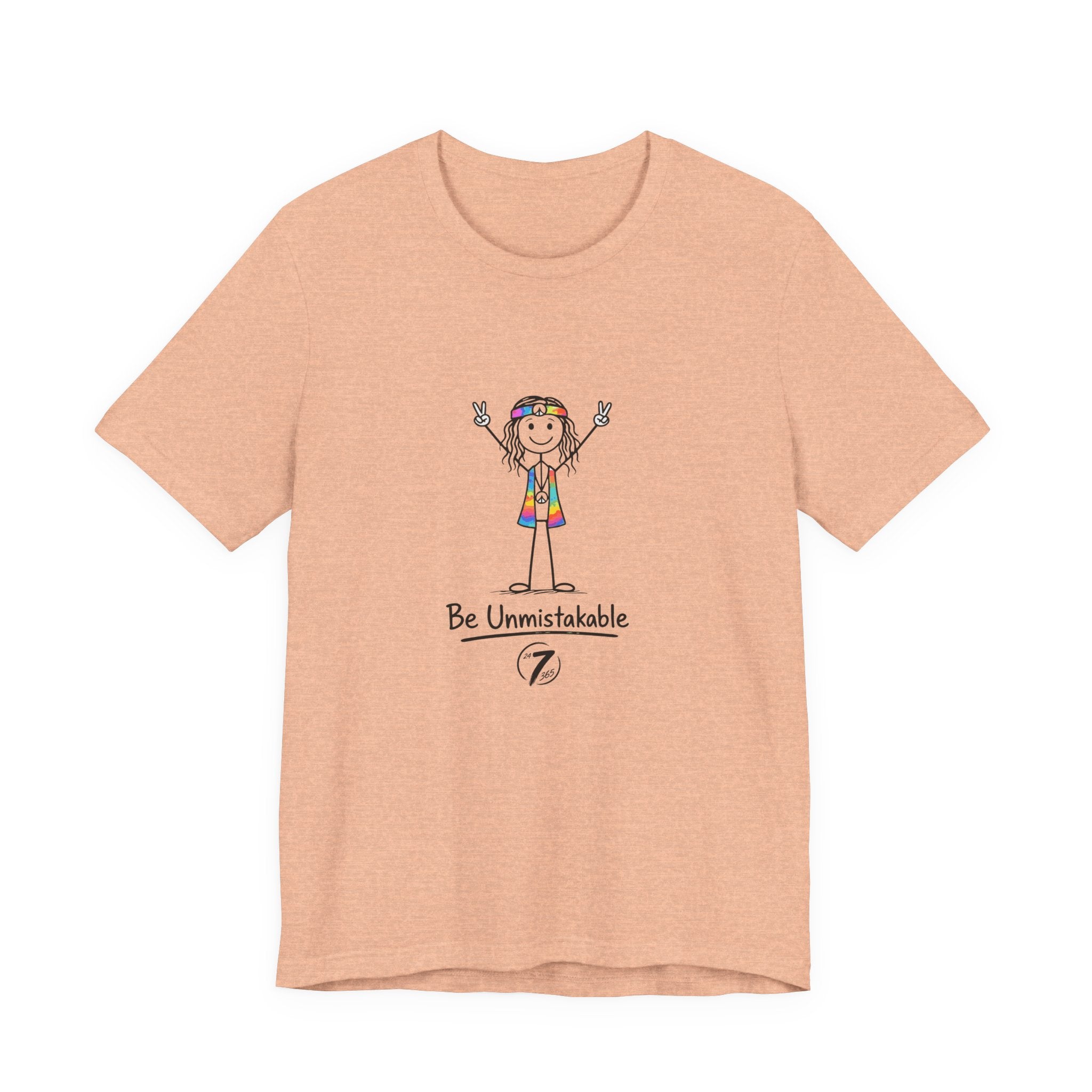 Be Unmistakable T-Shirt, Inspirational Graphic Tee, Ethos365