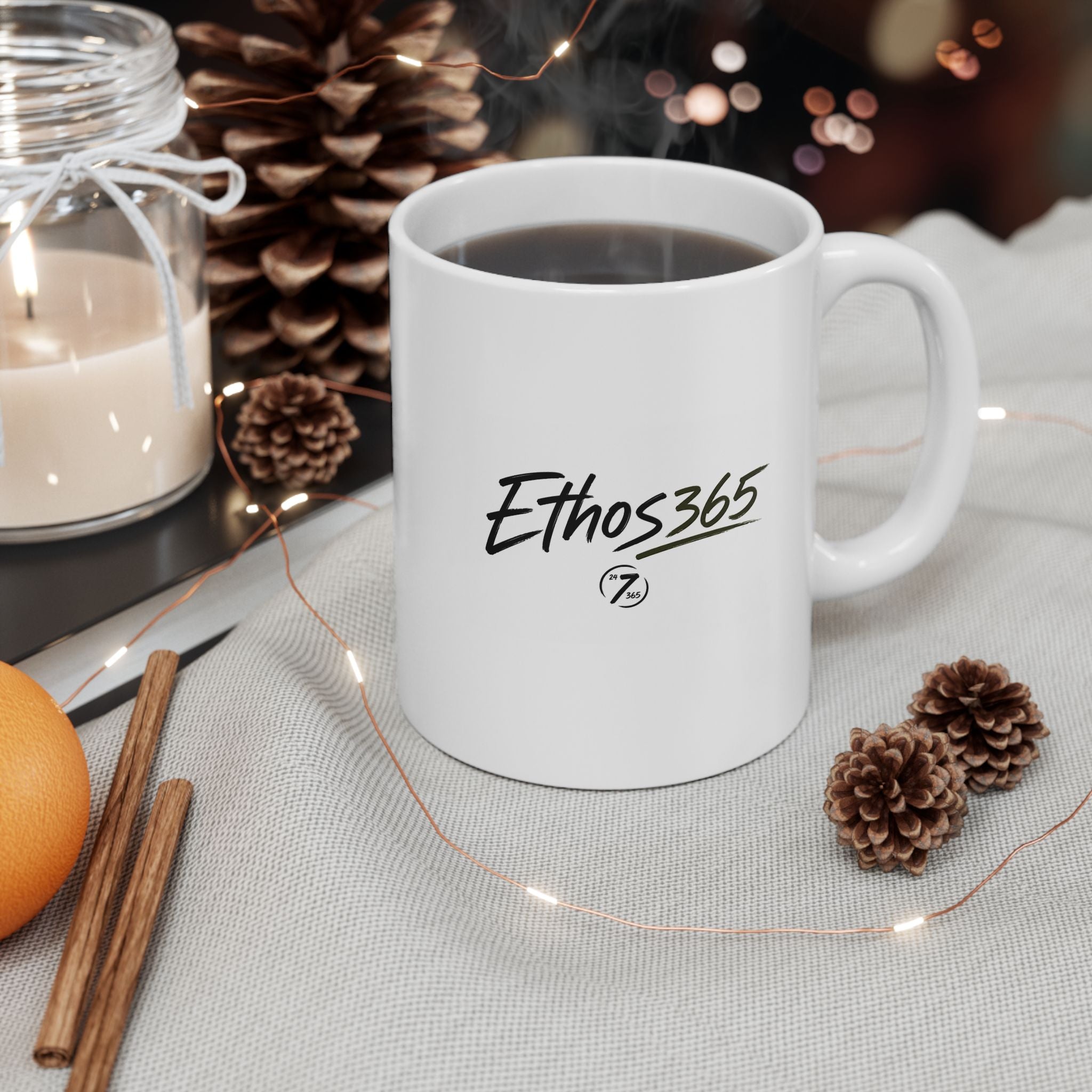 Ceramic Coffee Mug "Nobody notices normal", Inspirational Artistic Coffee Mug, Ethos365