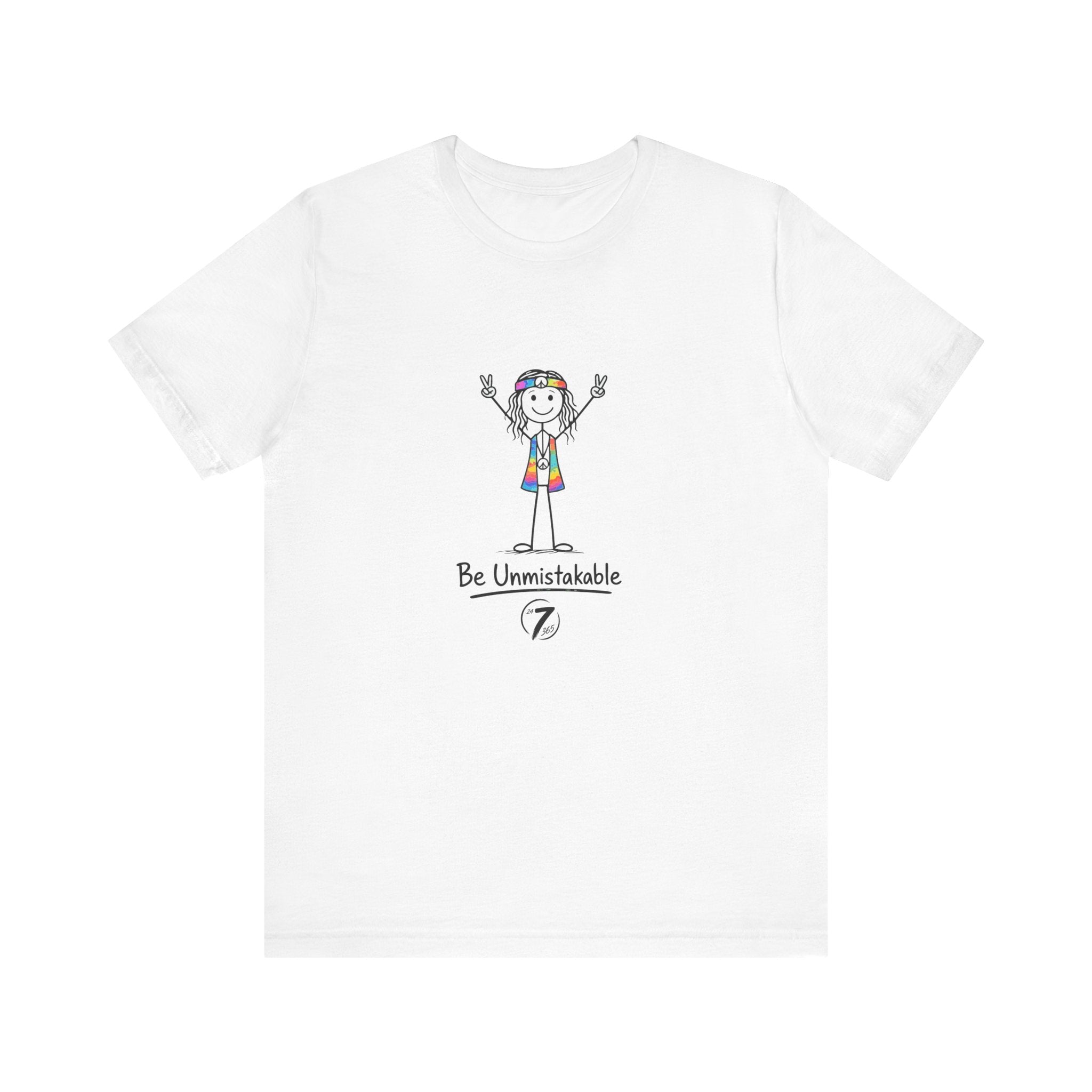 Be Unmistakable T-Shirt, Inspirational Graphic Tee, Ethos365