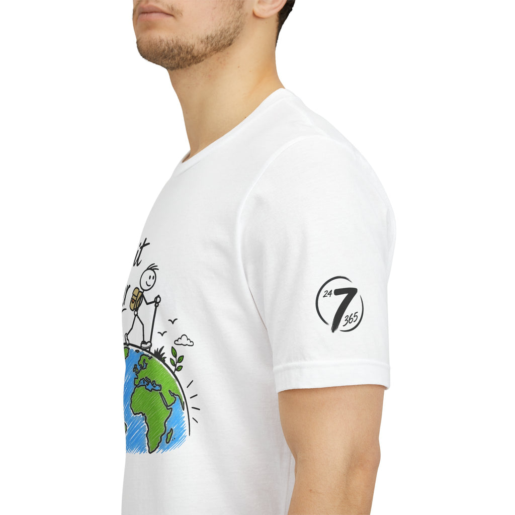 Leave It Better Earth Tee, Inspirational Graphic T-Shirt, Ethos365