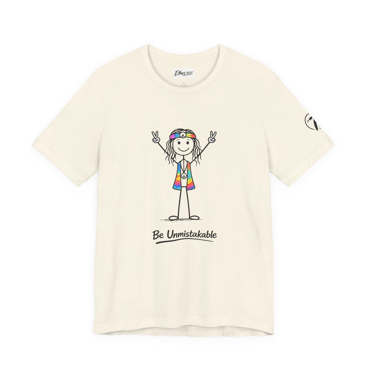 Be Unmistakable T-Shirt, Inspirational Graphic Tee, Ethos365