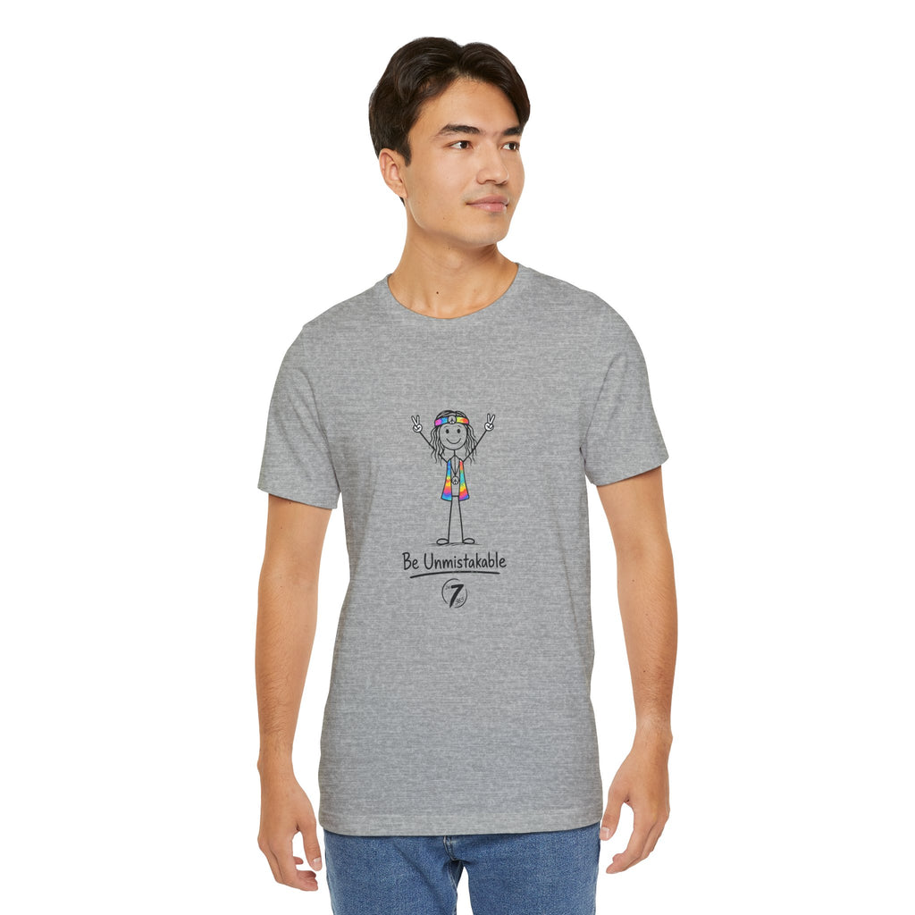 Be Unmistakable T-Shirt, Inspirational Graphic Tee, Ethos365