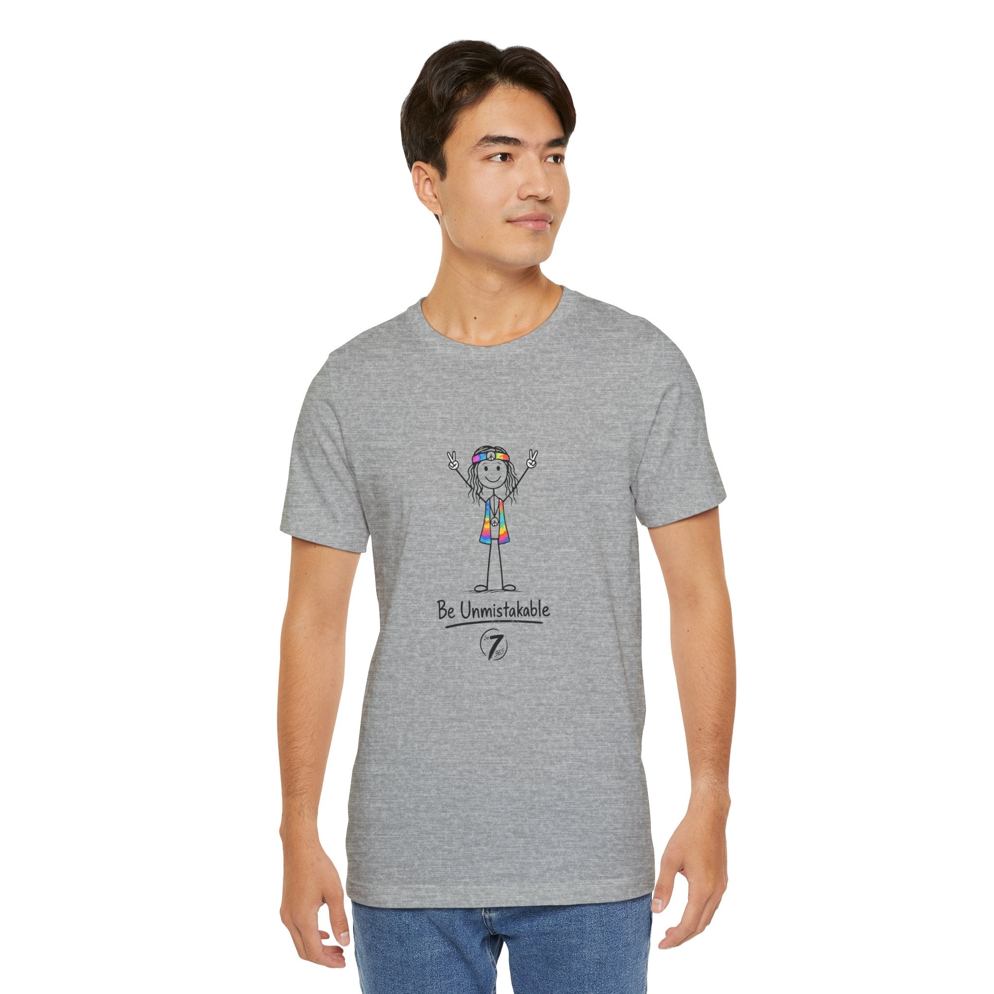 Be Unmistakable T-Shirt, Inspirational Graphic Tee, Ethos365