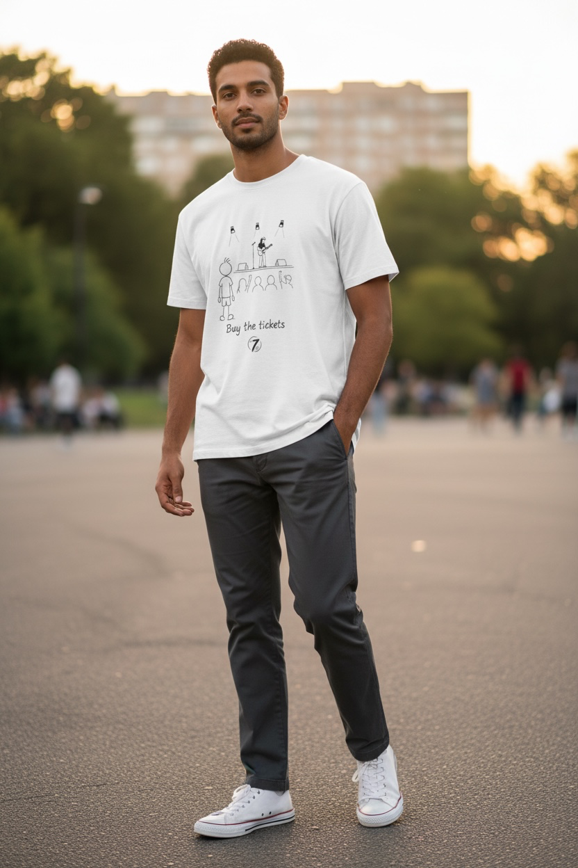 Buy the Tickets | Inspirational Experience Graphic Tee | Ethos365