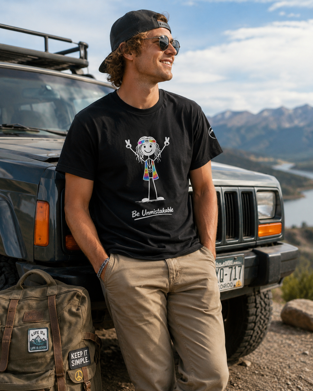 Be Unmistakable T-Shirt, Inspirational Graphic Tee, Ethos365