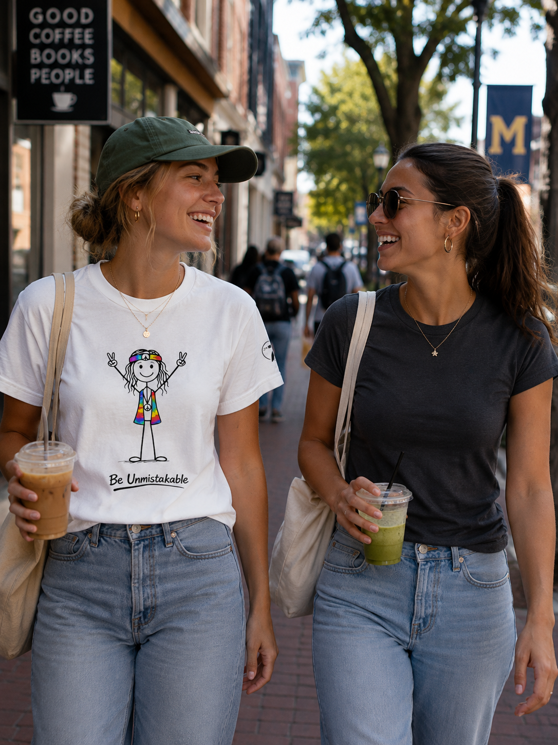 Be Unmistakable T-Shirt, Inspirational Graphic Tee, Ethos365