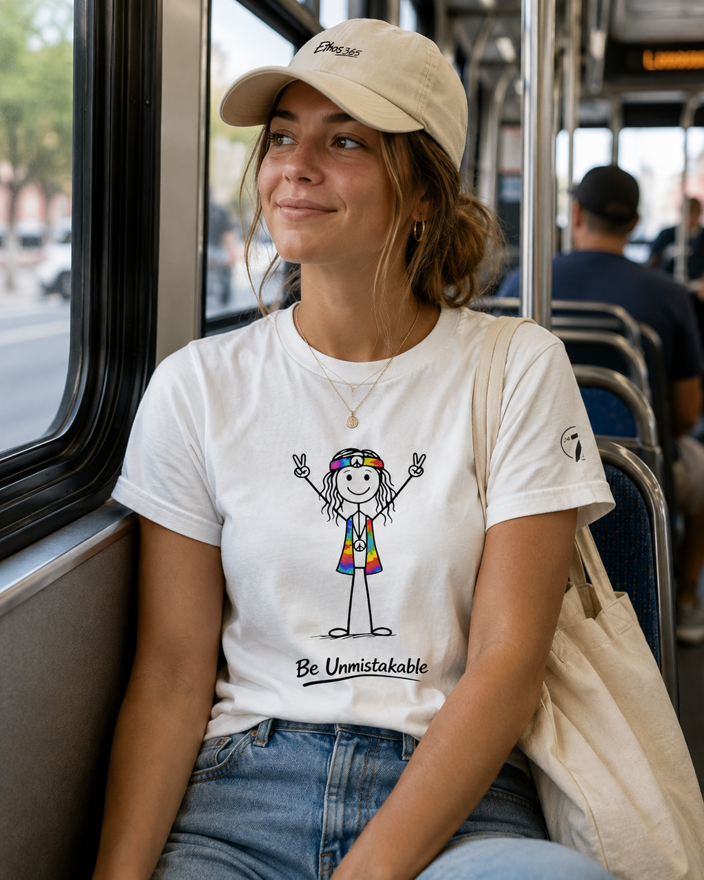 Be Unmistakable T-Shirt, Inspirational Graphic Tee, Ethos365
