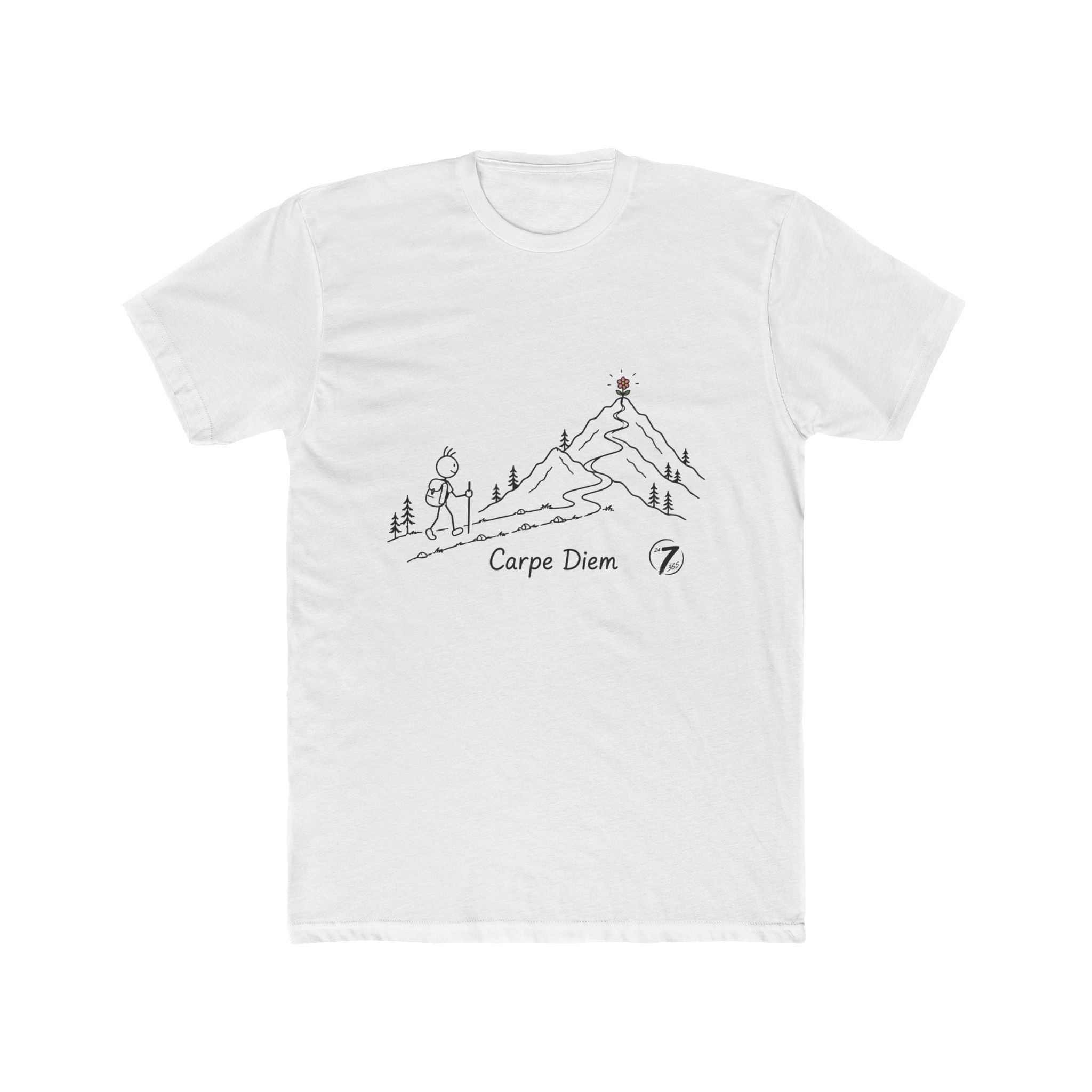 Carpe Diem Mountain Tee — Adventure Hiking Graphic T-Shirt | Ethos365