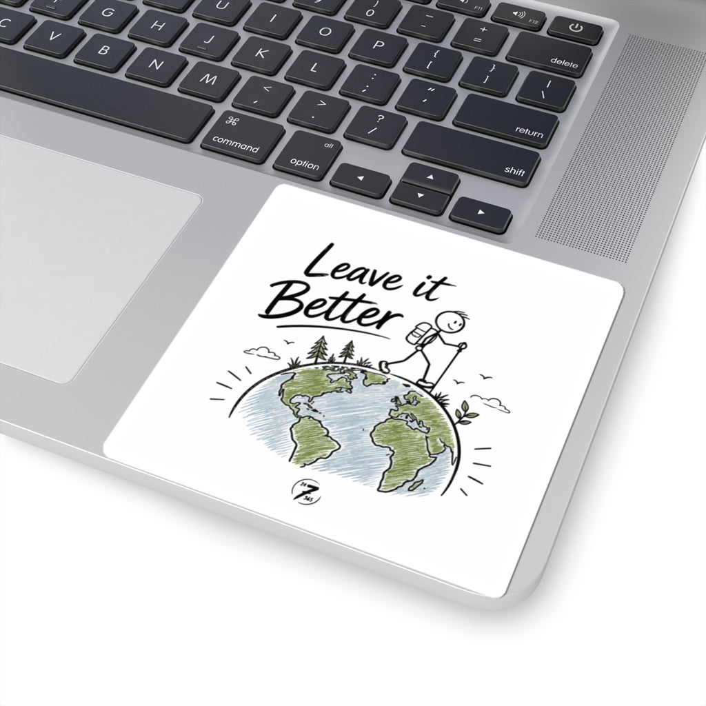 Leave It Better Sticker — Eco Adventure Kiss-Cut Sticker - Ethos365