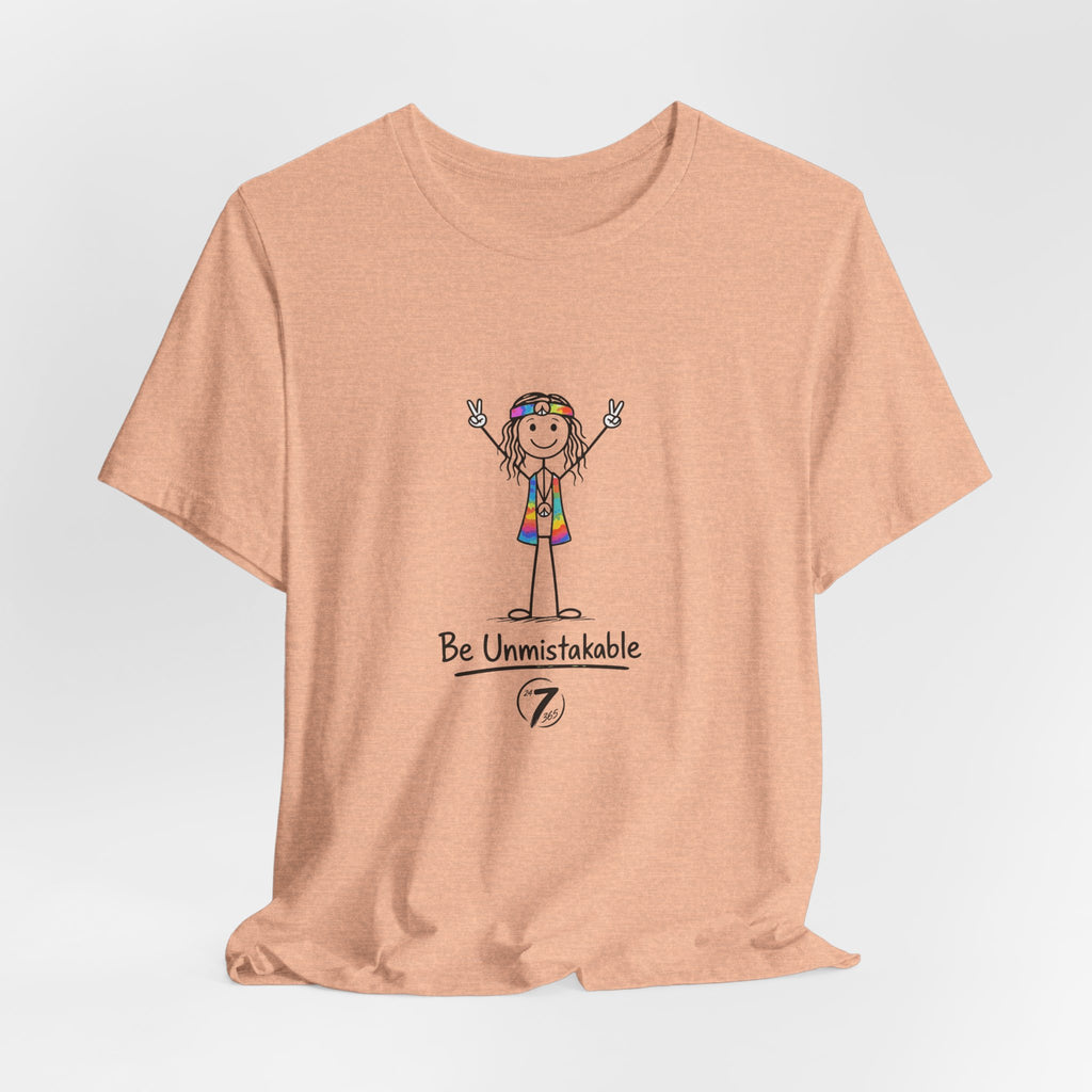 Be Unmistakable T-Shirt, Inspirational Graphic Tee, Ethos365