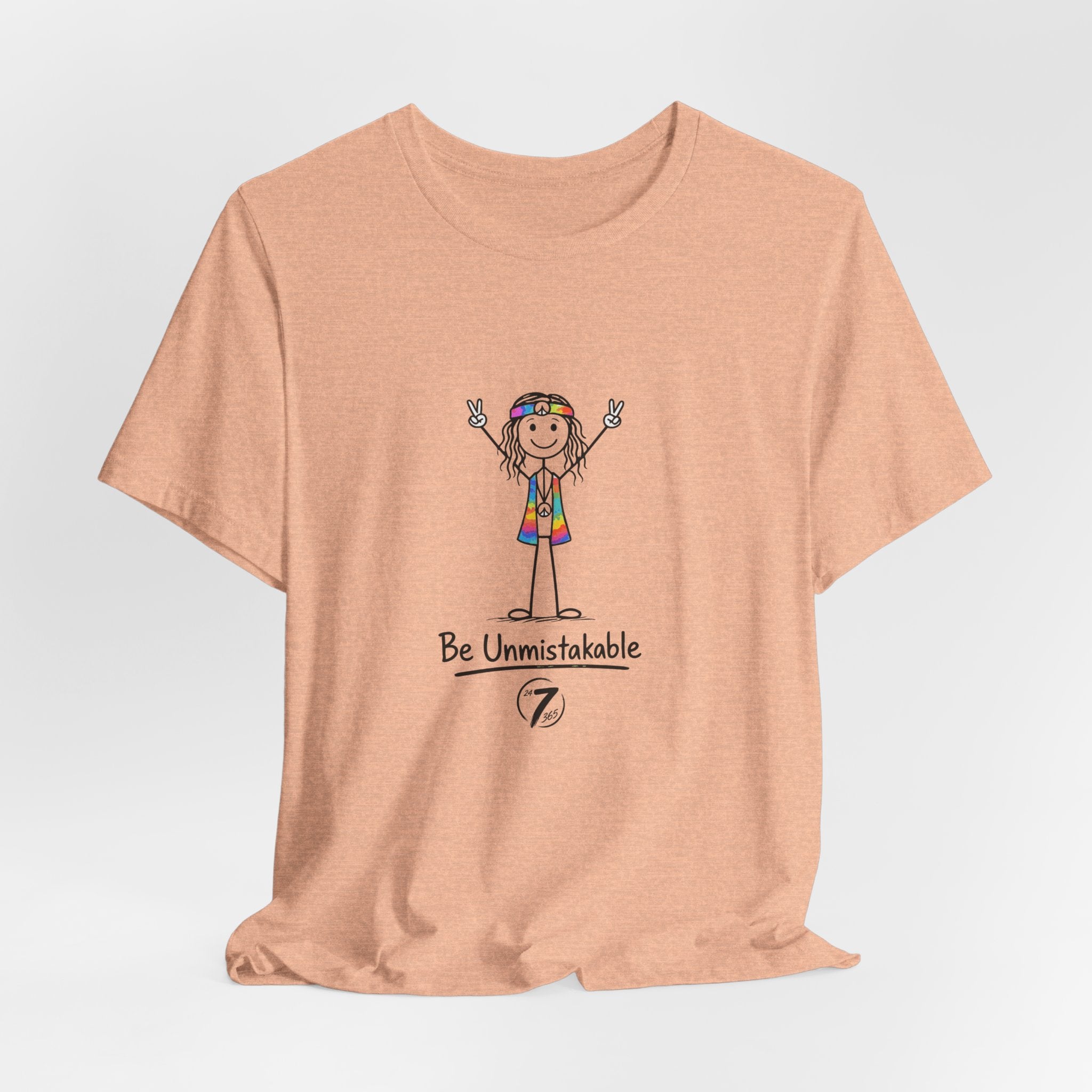 Be Unmistakable T-Shirt, Inspirational Graphic Tee, Ethos365