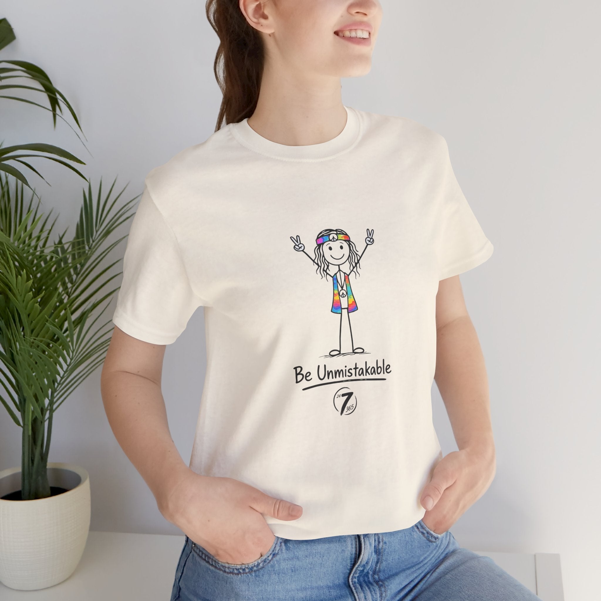 Be Unmistakable T-Shirt, Inspirational Graphic Tee, Ethos365