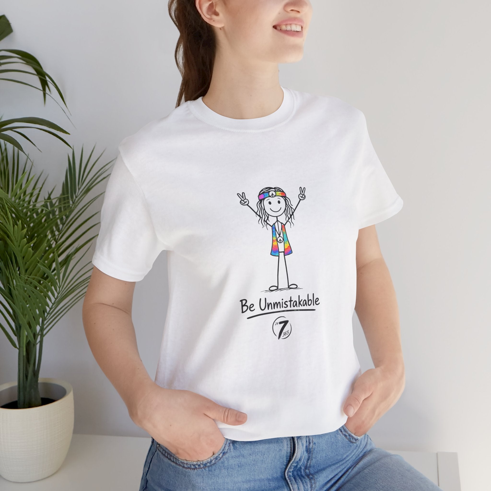 Be Unmistakable T-Shirt, Inspirational Graphic Tee, Ethos365