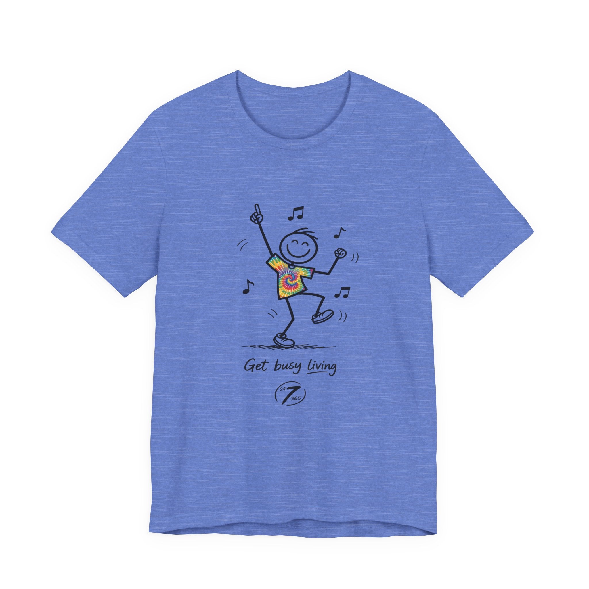 Get Busy Living, Inspirational Graphic T-Shirt, Ethos365