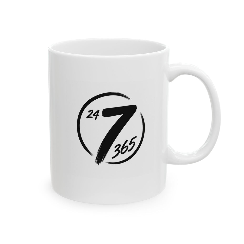 Ceramic Coffee Mug, Inspirational Ceramic Mug "Get busy Living", Motivational Quote Coffee Cup, Ethos365
