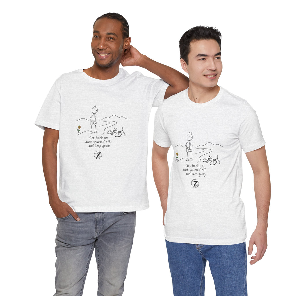 Get Back Up | Inspirational Resilience T-Shirt | Ethos365