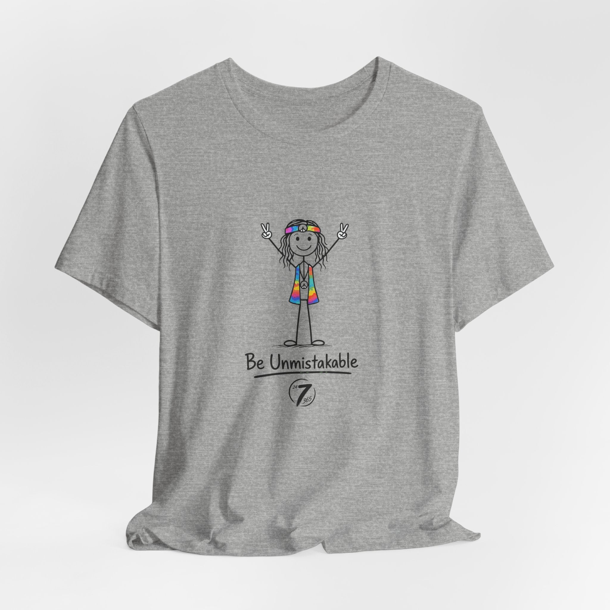 Be Unmistakable T-Shirt, Inspirational Graphic Tee, Ethos365
