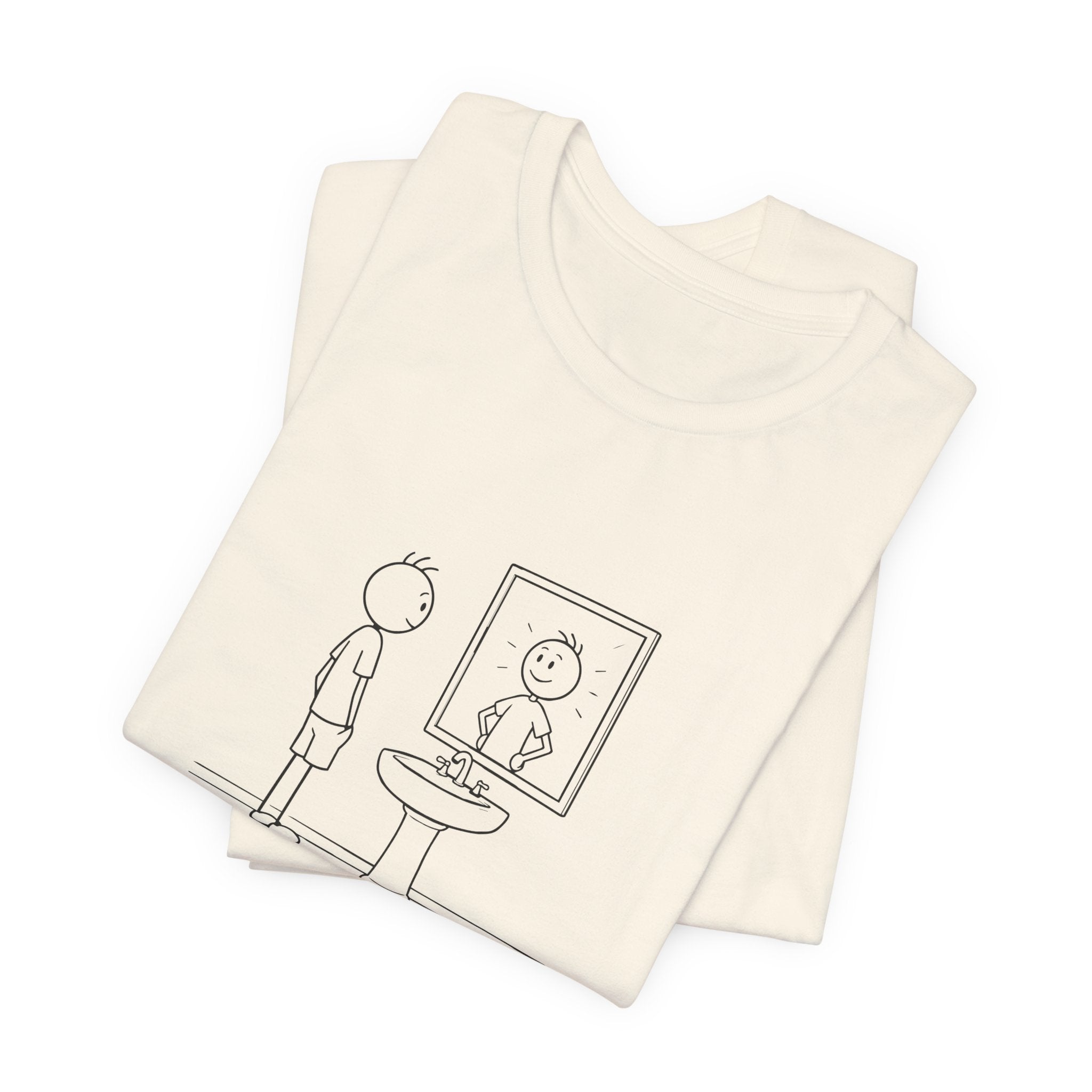 T-Shirt — 'The Reflection Matters' Minimalist Tee, Inspirational T-Shirt, Ethos365