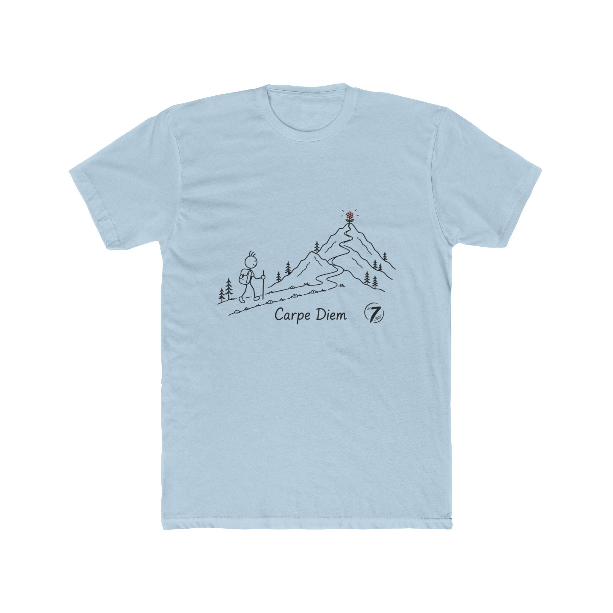Carpe Diem Mountain Tee — Adventure Hiking Graphic T-Shirt | Ethos365