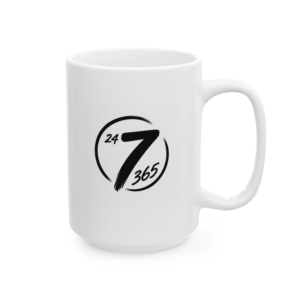 Ceramic Coffee Mug, Inspirational Ceramic Mug "Get busy Living", Motivational Quote Coffee Cup, Ethos365