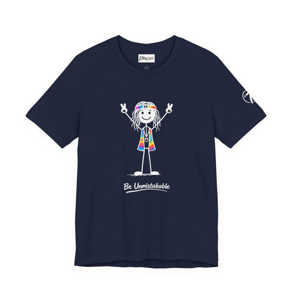 Be Unmistakable T-Shirt, Inspirational Graphic Tee, Ethos365