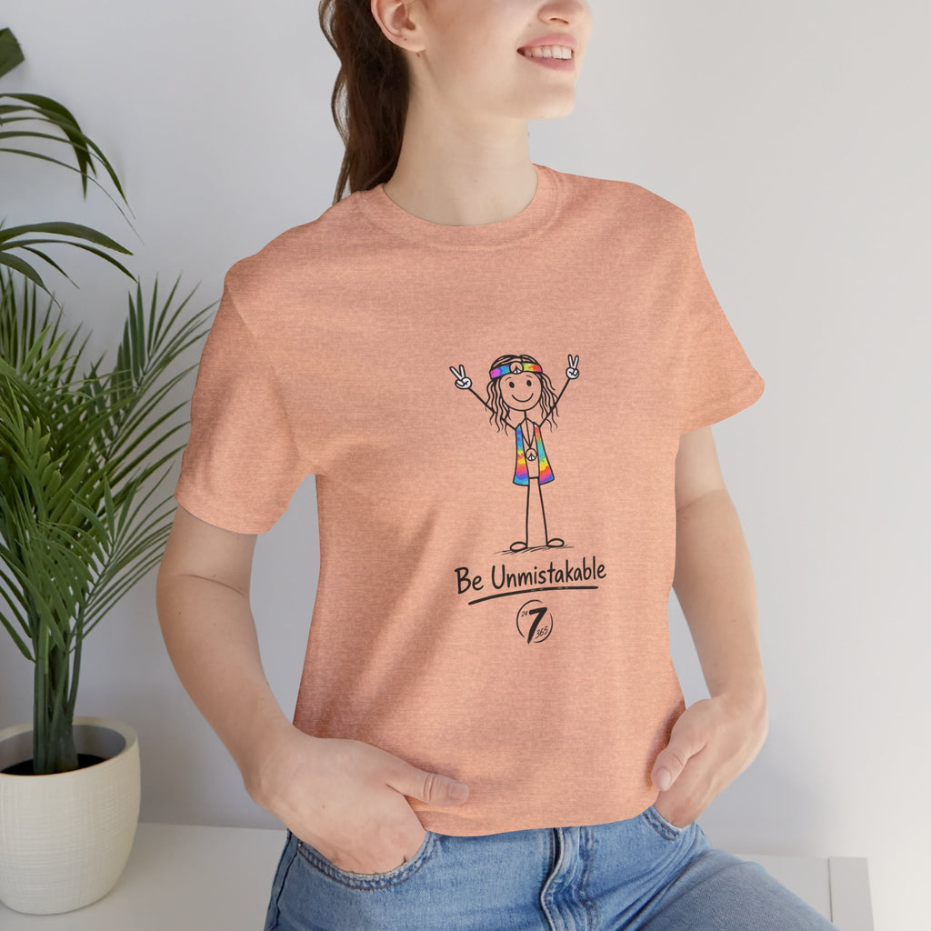 Be Unmistakable T-Shirt, Inspirational Graphic Tee, Ethos365