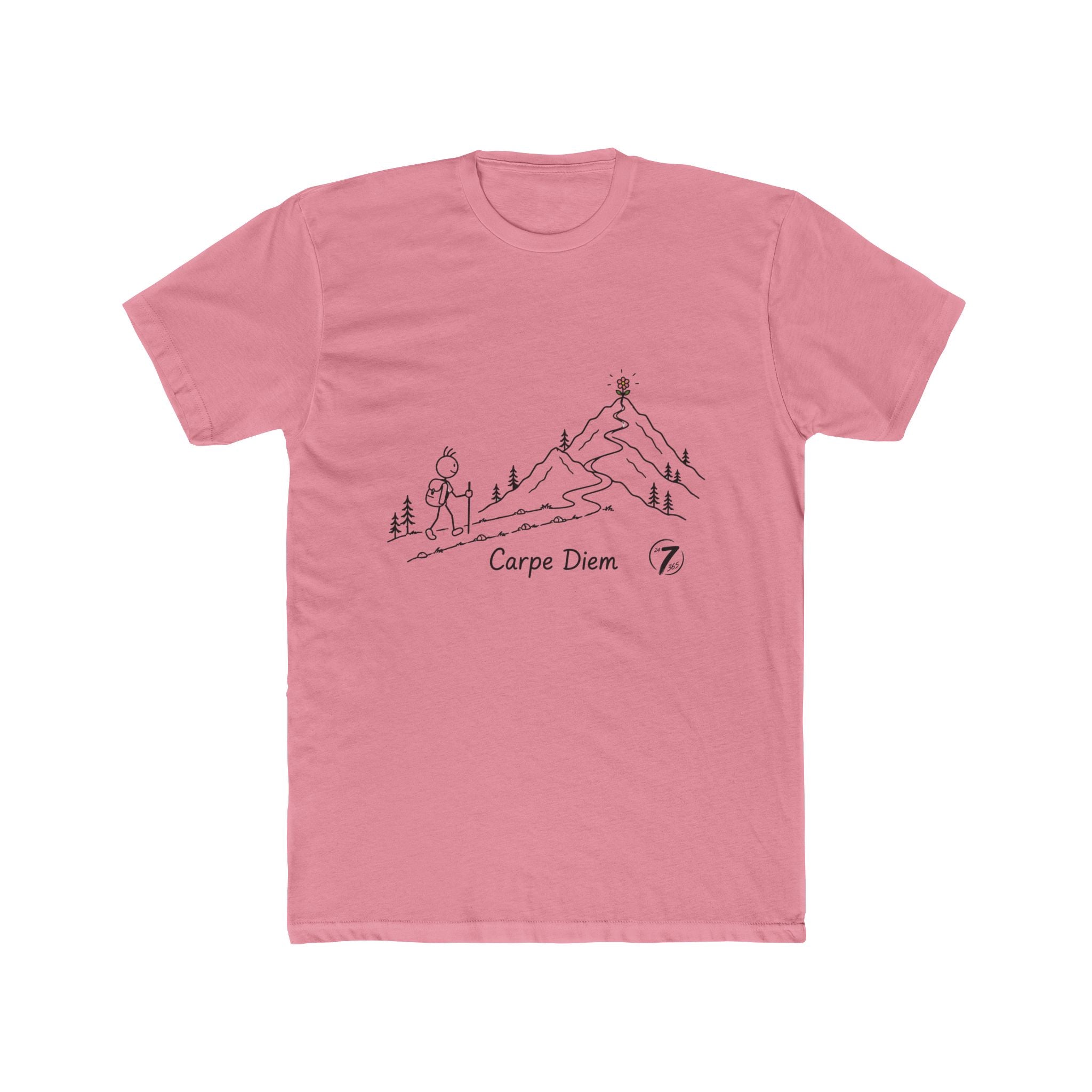 Carpe Diem Mountain Tee — Adventure Hiking Graphic T-Shirt | Ethos365
