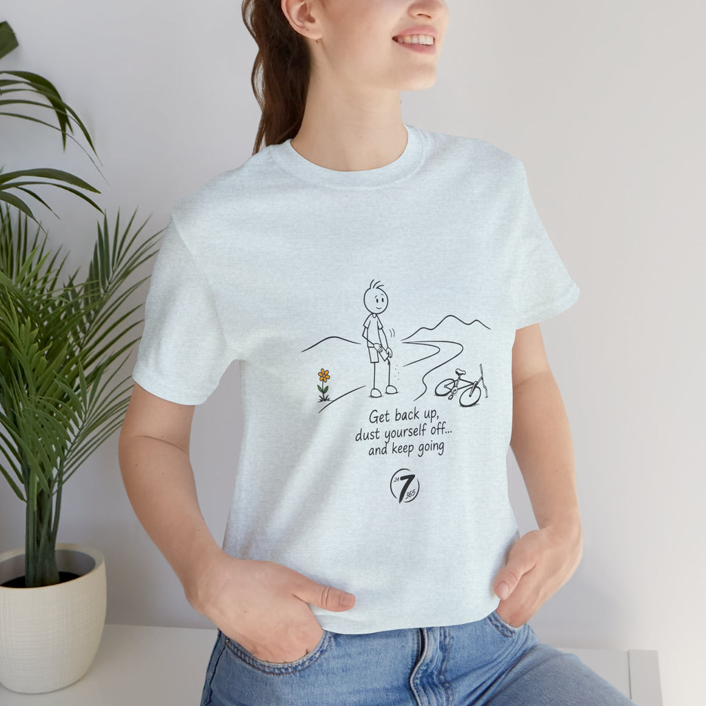 Get Back Up | Inspirational Resilience T-Shirt | Ethos365