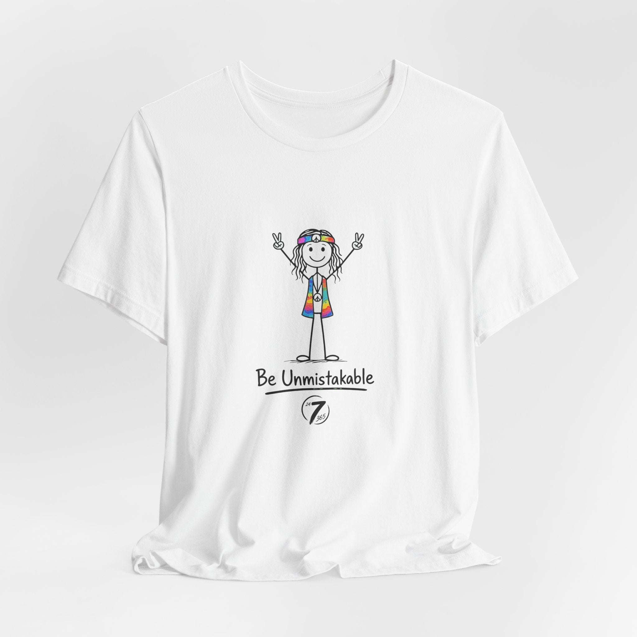Be Unmistakable T-Shirt, Inspirational Graphic Tee, Ethos365