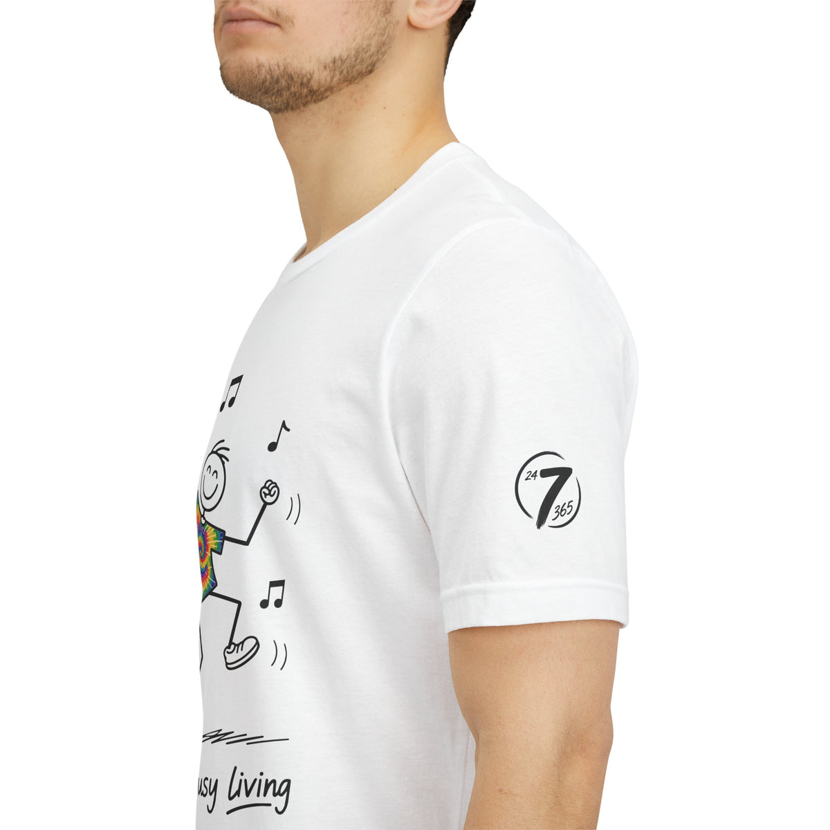 Get Busy Living, Inspirational Graphic T-Shirt, Ethos365