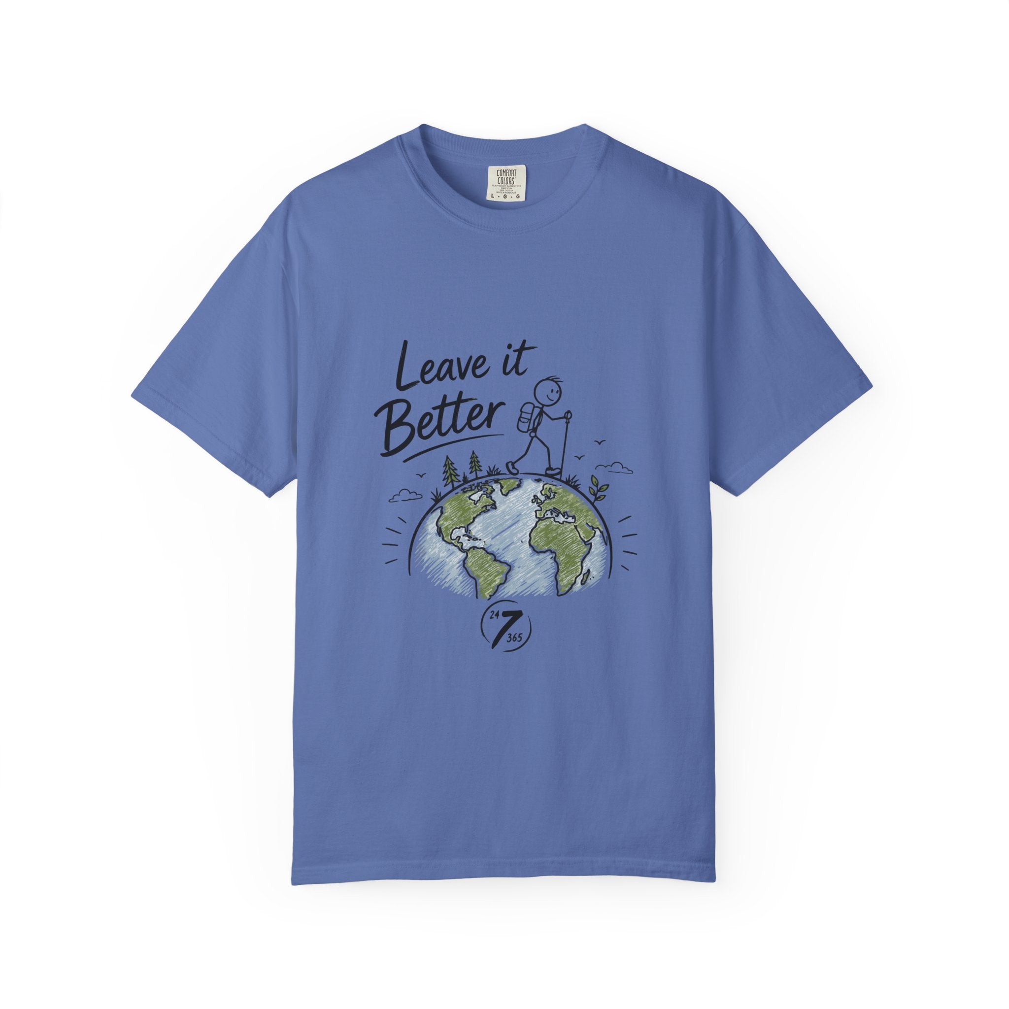 Leave It Better Earth Tee, Inspirational Graphic T-Shirt, Ethos365