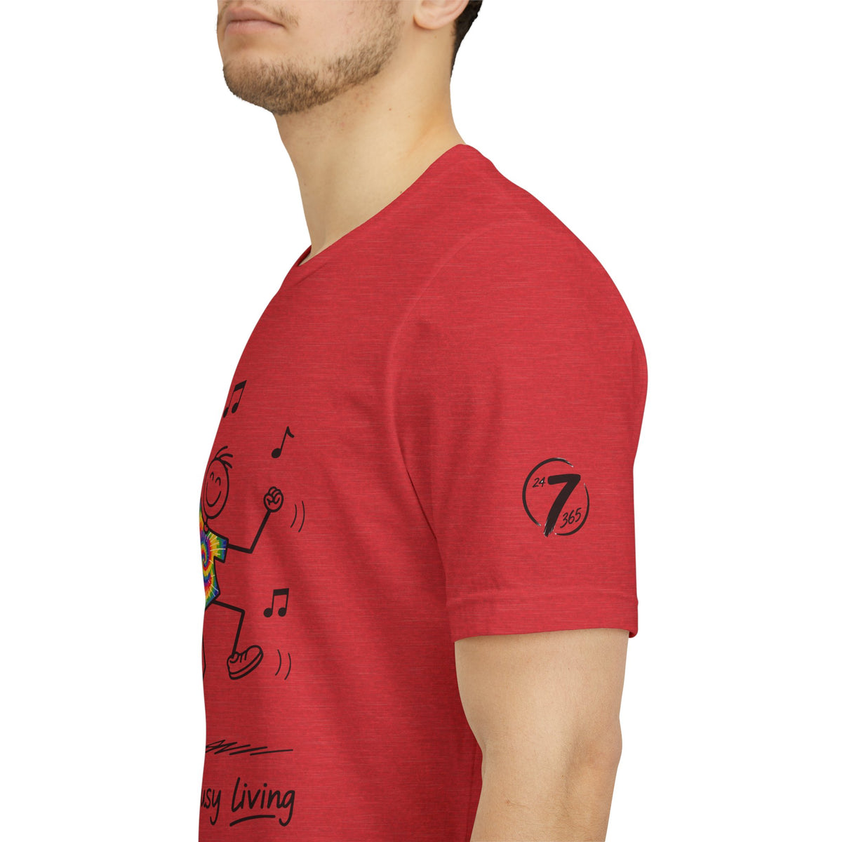 Get Busy Living, Inspirational Graphic T-Shirt, Ethos365