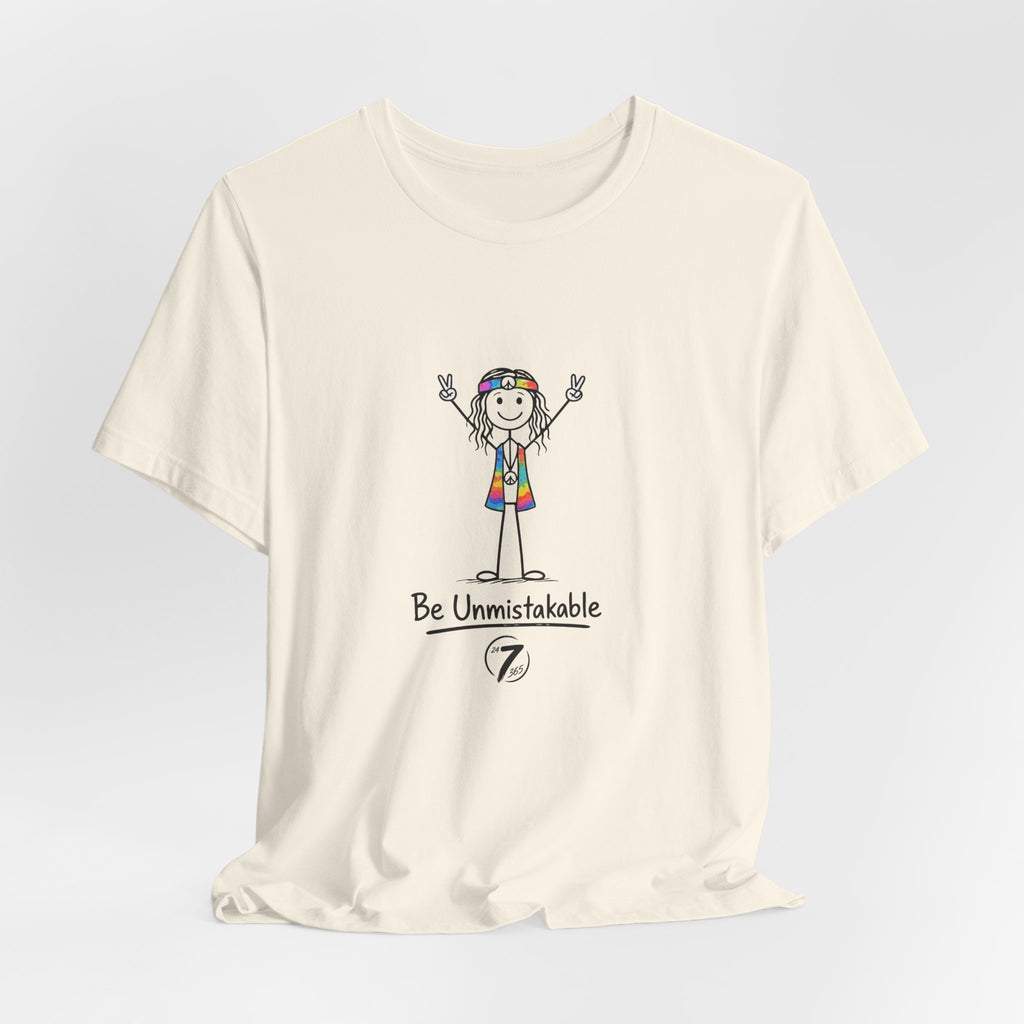 Be Unmistakable T-Shirt, Inspirational Graphic Tee, Ethos365