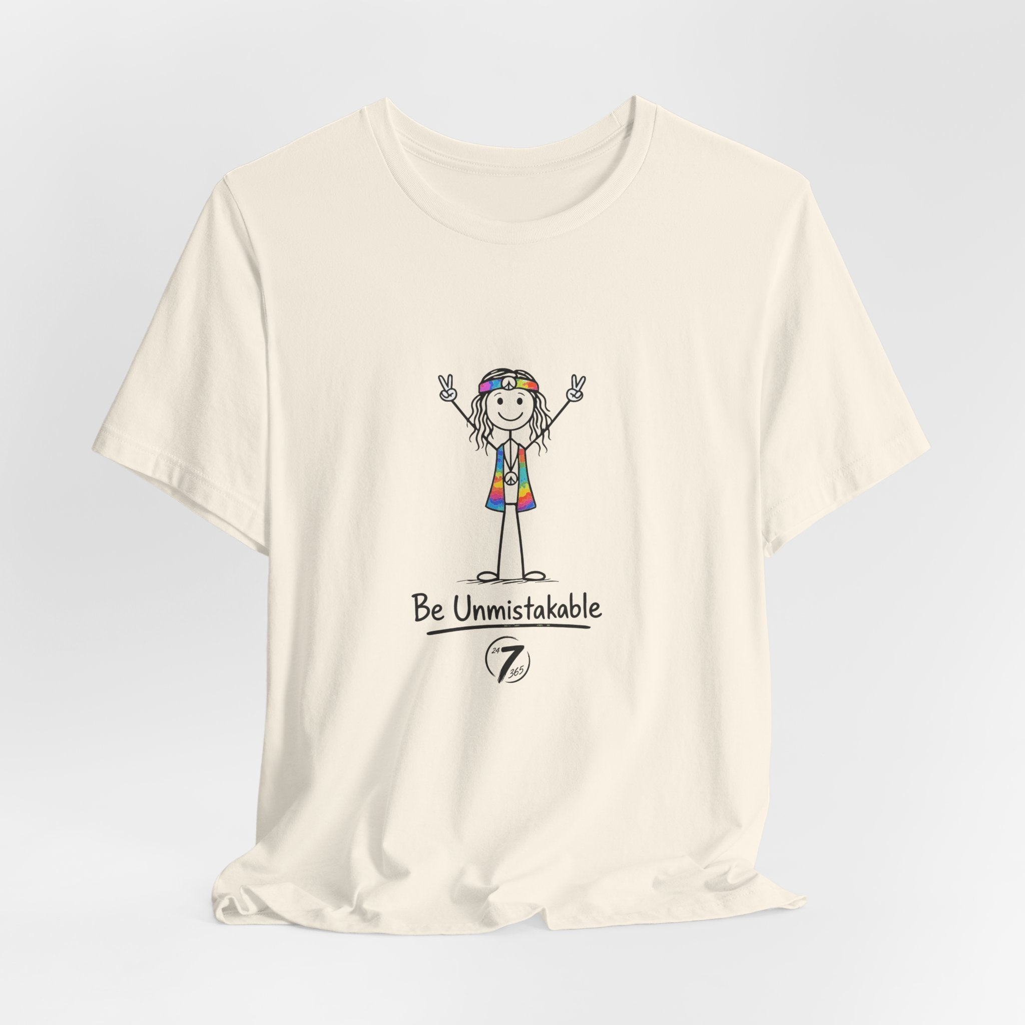 Be Unmistakable T-Shirt, Inspirational Graphic Tee, Ethos365